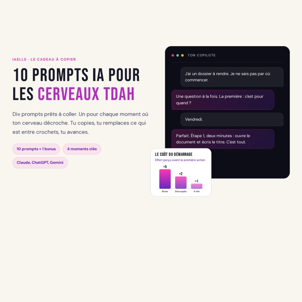 10 prompts pour accompagner un enfant TDAH